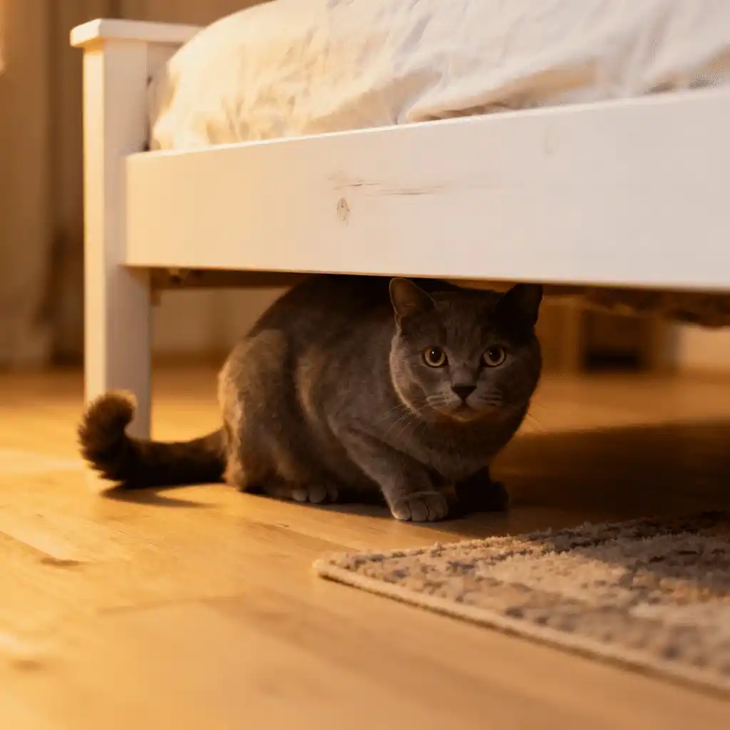 Signos de estrés en el gato
