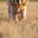Patas de un cocker spaniel entre espigas secas en un parque de verano | Hospital Veterinario Tucán Santurtzi