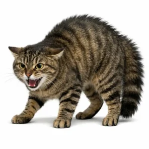 Agresividad en Gatos: Causas, Síntomas y Tratamiento 2 lenguaje corporal gato agresivo